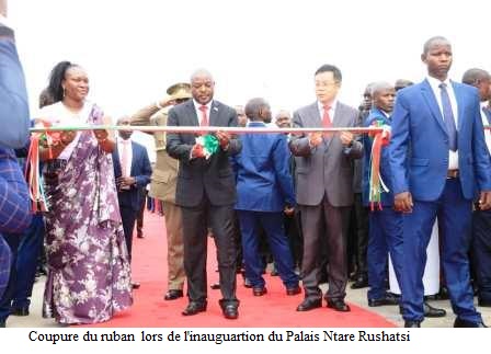 Le Palais Présidentiel  Ntare  Rushatsi  inauguré
